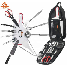 14pcs Set Camping gear Cooking Utensils Set Kitchenware Cookware Equipment Outdoor Indoor Gear camping utensil and cooking gear